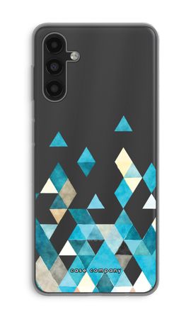 Coloured triangles blue