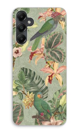 Tropical jungle parrot