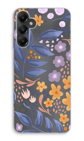 Flowers with blue leaves