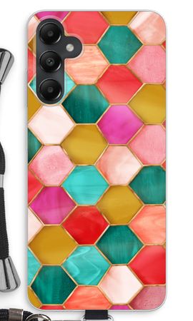 Hexagons in stained glass