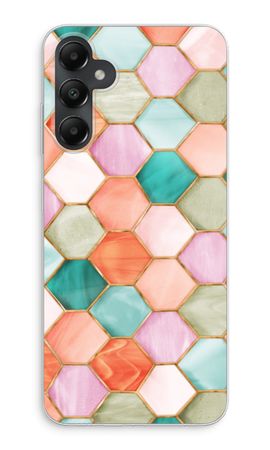 Hexagons in stained glass