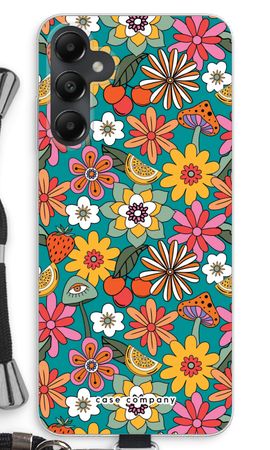 Retro Flowers N°2 - Blue