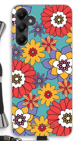 Retro Flowers - Blue