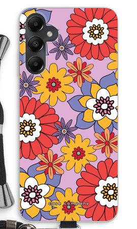 Retro Flowers - Purple