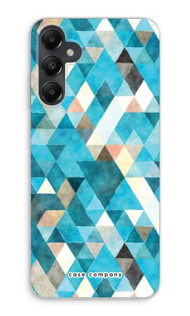 Coloured triangles blue