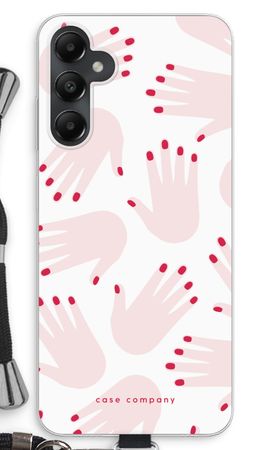 Hands pink