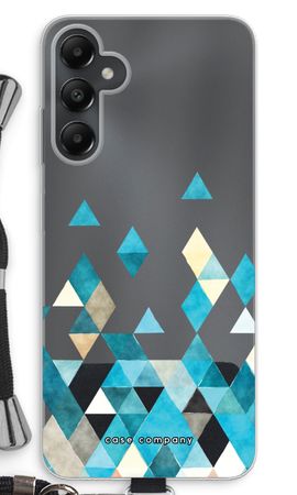 Coloured triangles blue