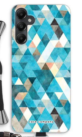 Coloured triangles blue