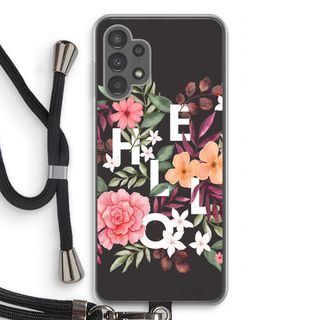 Hello in flowers