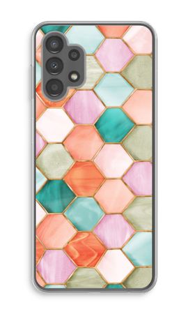 Hexagons in stained glass