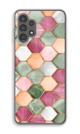 Hexagons in stained glass