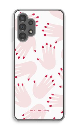 Hands pink