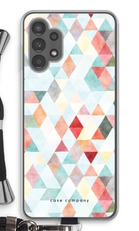 Coloured triangles pastel