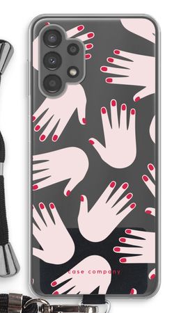 Hands pink
