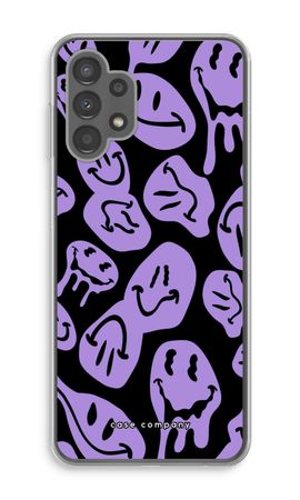 Melting Smiley - Purple