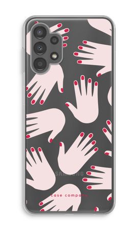 Hands pink