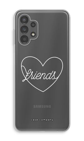 Friends heart pastel