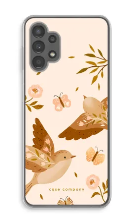 Fluttering Pair, Samsung Galaxy A13 4G pehmeä kotelo