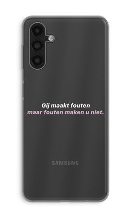 Fouten maken u niet