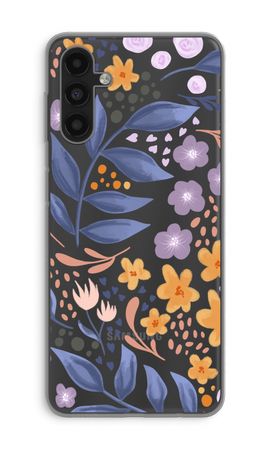 Flowers with blue leaves