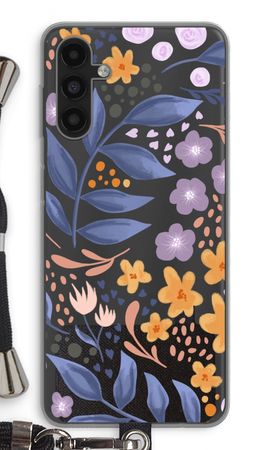 Flowers with blue leaves