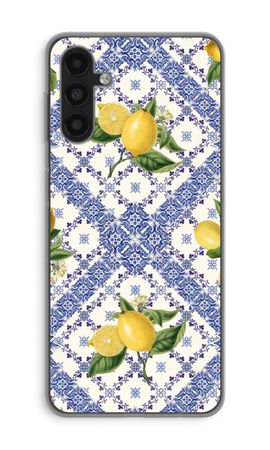 Blue tiles and lemons