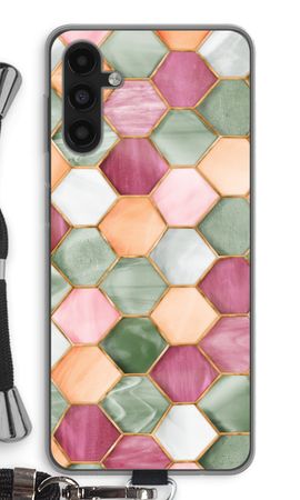 Hexagons in stained glass