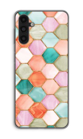 Hexagons in stained glass