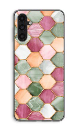 Hexagons in stained glass