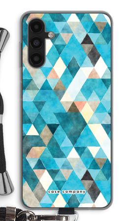 Coloured triangles blue