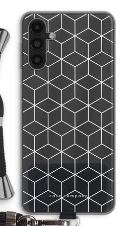 Cubes black and white