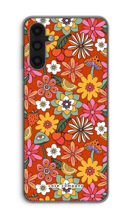 Retro Flowers - Red