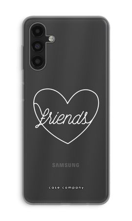 Friends heart pastel