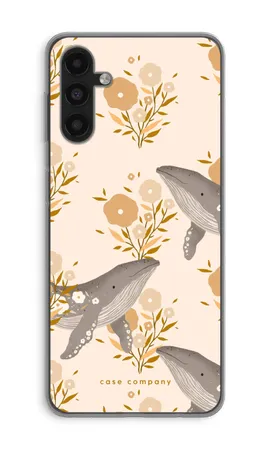 Floral Whales, Coque souple Samsung Galaxy A13 5G
