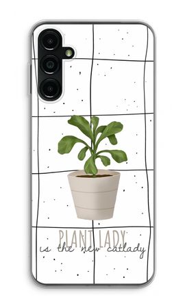 Houseplant on windowpane