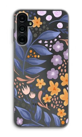 Flowers with blue leaves