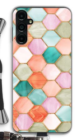 Hexagons in stained glass