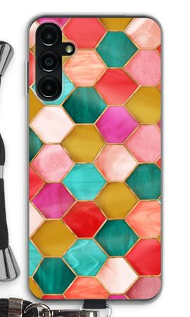 Hexagons in stained glass