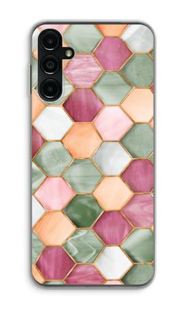 Hexagons in stained glass