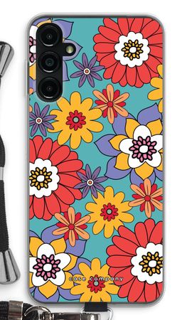 Retro Flowers - Blue