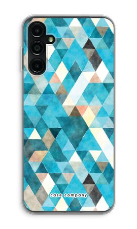 Coloured triangles blue