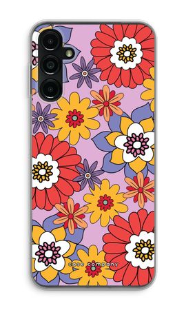 Retro Flowers - Purple