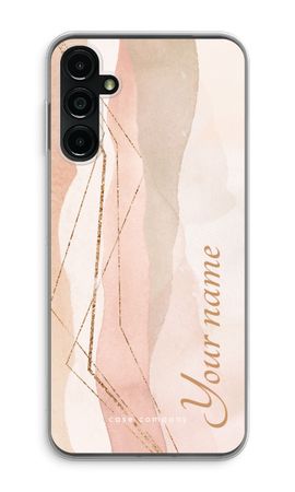 Gold Lines Namecase - Blush
