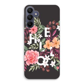 Hello in flowers