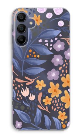 Flowers with blue leaves