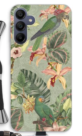 Tropical jungle parrot