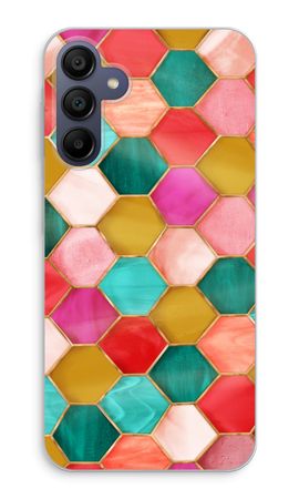 Hexagons in stained glass