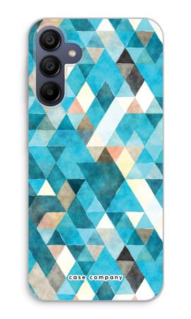 Coloured triangles blue