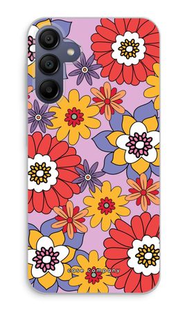Retro Flowers - Purple