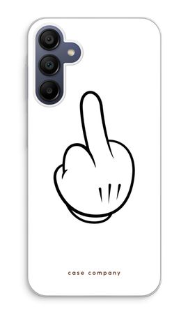 Middle finger white